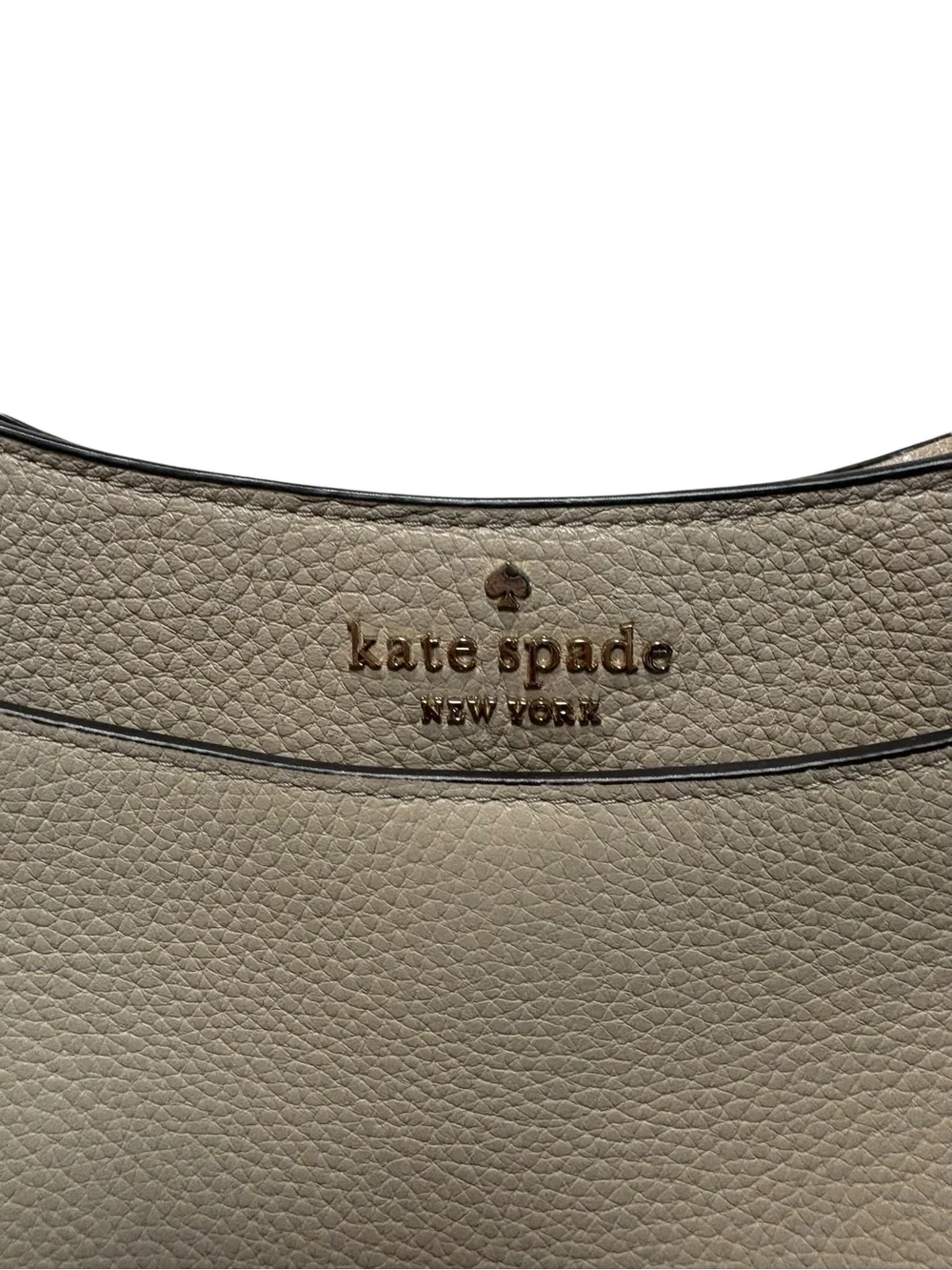 kate spade cream pebbled leather crossbody bag